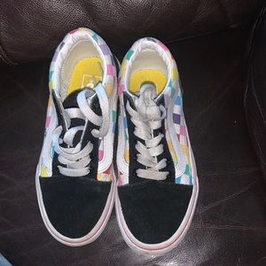 Girls lace up vans size 12